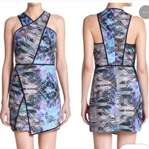 Parker Multicolor Abstract Mini Dress